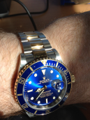 ROLEX SUBMARINER BLUE FACE