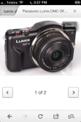 Panasonic Lumix DMCGF3 Camera