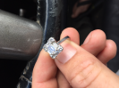 White gold diamond ring