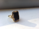Gold Onyx Ring