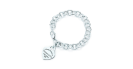Tiffany Heart  Charm Bracelet